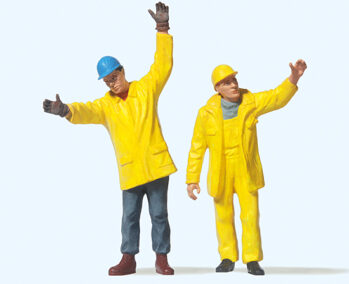 Preiser 45089 - G Industriearbeiter. Beim Einweisen