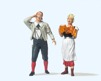 Preiser 45108 - G Kellnerin, Gast