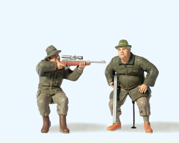 Preiser 45137 - G Jäger sitzend