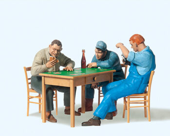 Preiser 45141 - G Beim Kartenspiel