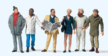 Preiser 45156 - G Passanten. 6 Figuren