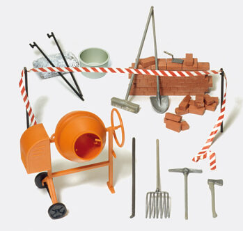 Preiser 45208 - G Betonmischer. Zubehör. Bausatz