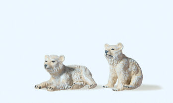 Preiser 47523 - 1:25 2 junge Eisbären