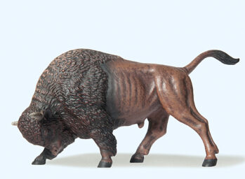 Preiser 47535 - 1:25 Büffel stoßend