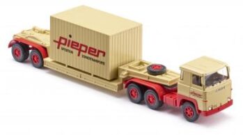 WIKING 050306 - Tiefladesattelzug (Scania 111) "Pieper" 050306