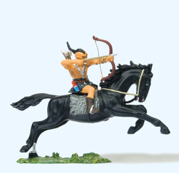 Preiser 50478 - 1:25 Hunne zu Pferd. Bogen schießend