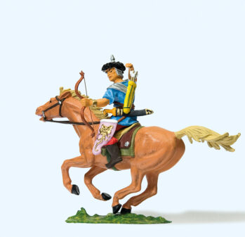 Preiser 50480 - 1:25 Hunne zu Pferd. Pfeil ziehend