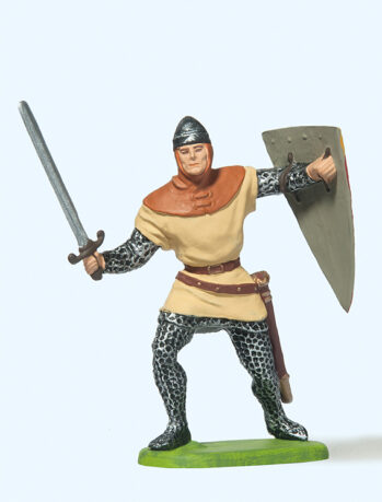 Preiser 51003 - 1:25 Normanne angreifend, mit Schwert
