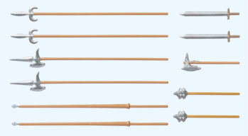 Preiser 52024 - 1:25 Waffenset Ritter