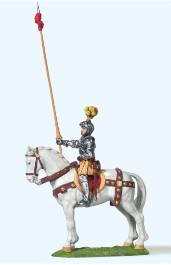 Preiser 52354 - 1:25 Herold zu Pferd, mit Lanze