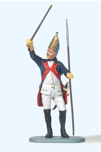 Preiser 54151 - 1:24 Unteroffizier, Stock erhoben