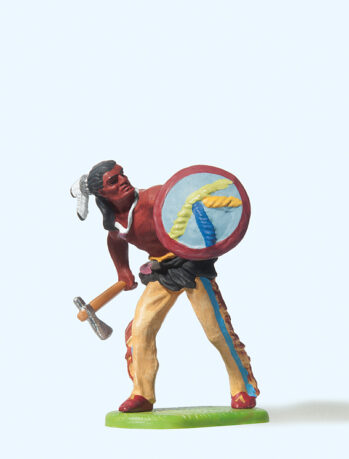 Preiser 54610 - 1:25 Indianer gehend, mit Tomahawk