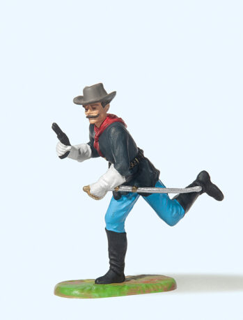 Preiser 54751 - 1:25 Soldat stürmend, mit Revolver