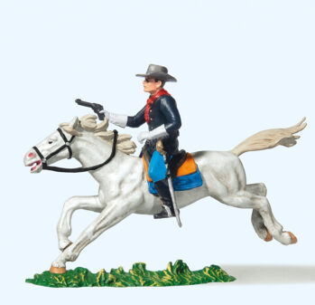 Preiser 54753 - 1:25 Soldat reitend, mit Revolver