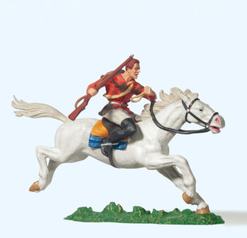 Preiser 54818 - 1:25 Cowboy reitend, mit Gewehr
