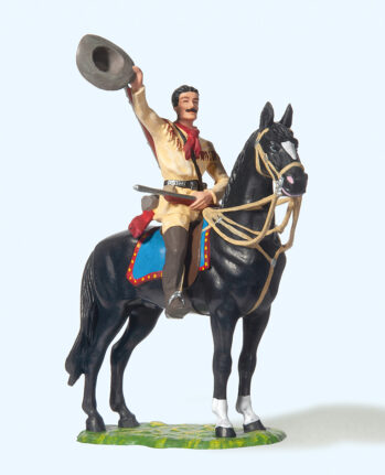 Preiser 54963 - 1:25 Old Shatterhand zu Pferd