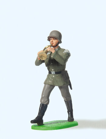Preiser 56084 - 1:25 Musiker im Marsch, mit Trompete