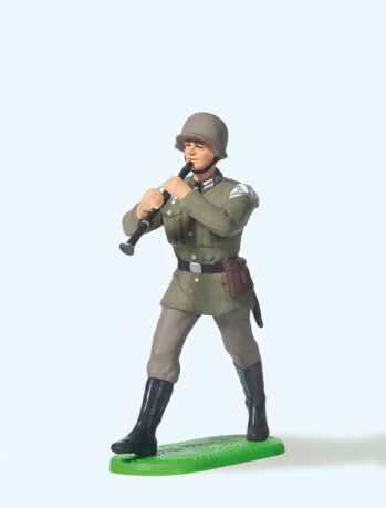 Preiser 56086 - 1:25 Musiker im Marsch, mit Klarinette