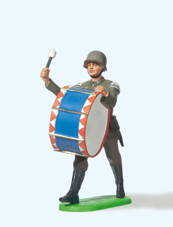 Preiser 56089 - 1:25 Musiker im Marsch, mit Pauke