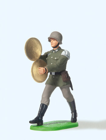Preiser 56091 - 1:25 Musiker im Marsch, mit Becken