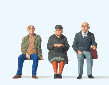 Preiser 63055 - 1:32 Sitzende Reisende