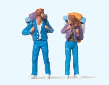 Preiser 63072 - 1:32 Rucksacktouristen