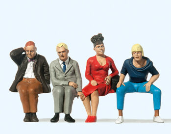 Preiser 63088 - 1:32 Sitzende Reisende