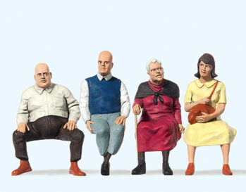 Preiser 63089 - 1:32 Sitzende Reisende