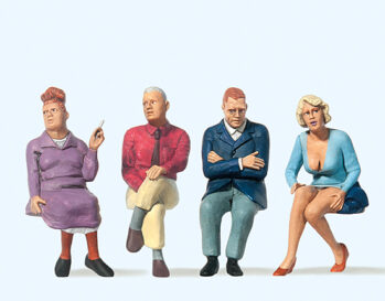 Preiser 63090 - 1:32 Sitzende Reisende