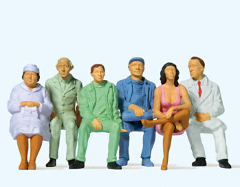 Preiser 63200 - 1:32 Sitzende Reisende