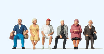 Preiser 65338 - 0 Sitzende Reisende