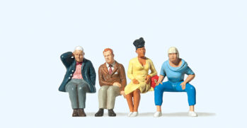 Preiser 65350 - 0 Sitzende Reisende