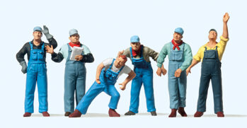 Preiser 65353 - 0 US-Bahnpersonal