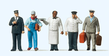 Preiser 65355 - 0 US-Bahnpersonal