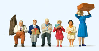 Preiser 65368 - 0 Sitzende Reisende