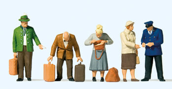 Preiser 65369 - 0 An der Bahnsteigsperre