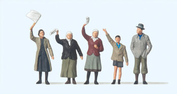 Preiser 72413 - 1:72 Winkende Zivilisten am Straßenrand