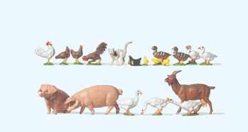 Preiser 72414 - 1:72 Kleintierset