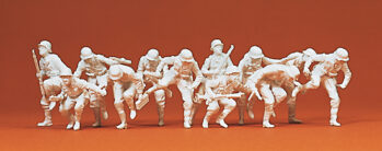 Preiser 72501 - 1:72 Absitzende Panzergrenadiere (u.a. passend zu SdKfz 251). DR 1939-45