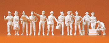 Preiser 72502 - 1:72 Piloten, Bodenpersonal. U.S. Air Force 1942-45