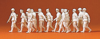 Preiser 72504 - 1:72 Vorgehende Infanterie. DR 1939-45