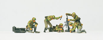 Preiser 72517 - 1:72 Granatwerfer im Gefecht. DR 1939-45. Granatwerfer u. 5 unb. Fig. Bausatz