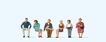 Preiser 73000 - 1:76 Sitzende Personen 1:76