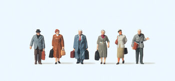 Preiser 75048 - TT Gehende Reisende. Epoche III