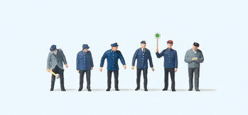 Preiser 75049 - TT Bahnpersonal DB. Frühe Epoche III