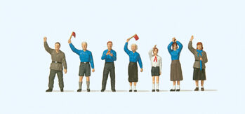 Preiser 75057 - TT FDJ,Junge Pioniere