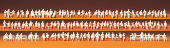 Preiser 79007 - N Sitzende Personen. 120 unbemalte Figuren. Bausatz