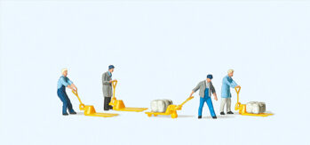 Preiser 79081 - N Güterbodenpersonal