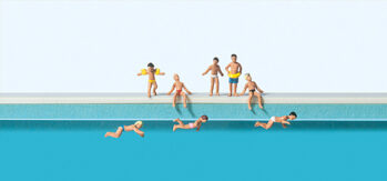 Preiser 79091 - N Kinder im Schwimmbad