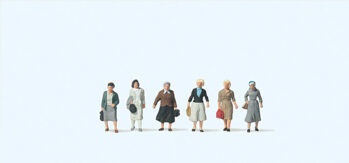 Preiser 79098 - N Pendlerinnen auf dem Weg zur Bahn